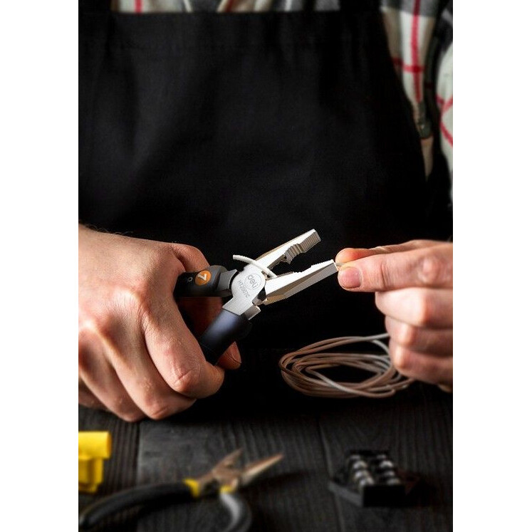 Пассатижи Deli HT2007C Home Gray - фото 6