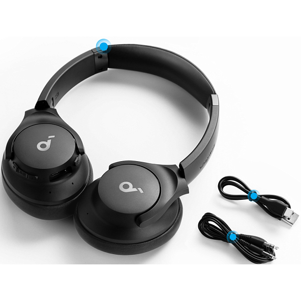 Гарнитура Anker Soundcore Q20i Black - A3004G11 - фото 5