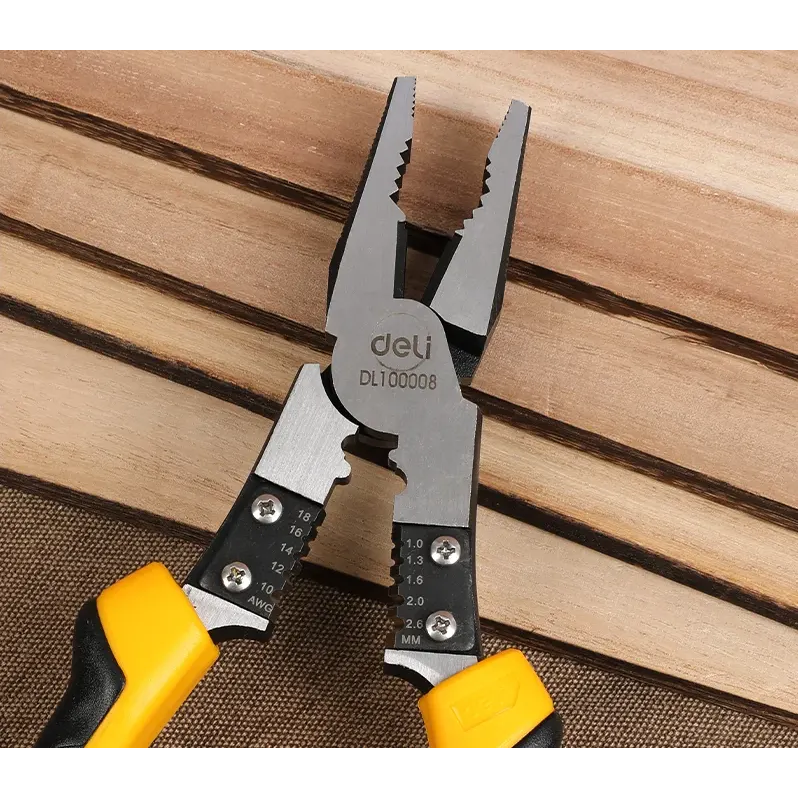 Пассатижи Deli DL100008 - фото 3