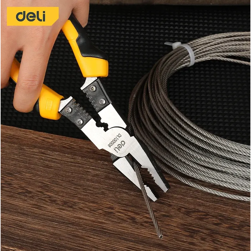 Пассатижи Deli DL100008 - фото 4