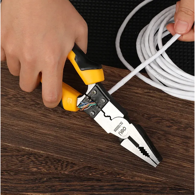 Пассатижи Deli DL100008 - фото 5