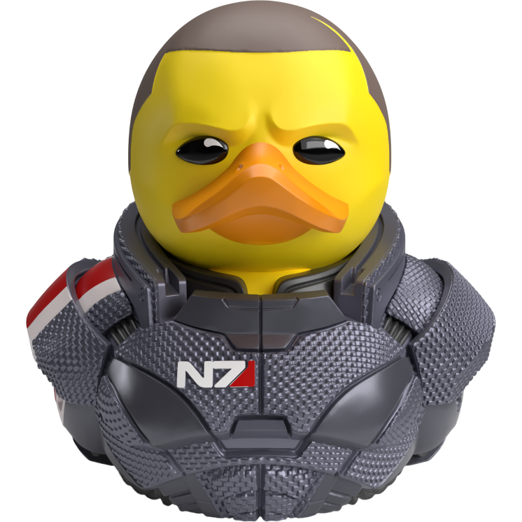Фигурка-утка Numskull TUBBZ Mass Effect: Commander Shepard (Male) (Mini Edition) - NS5275 - фото 2