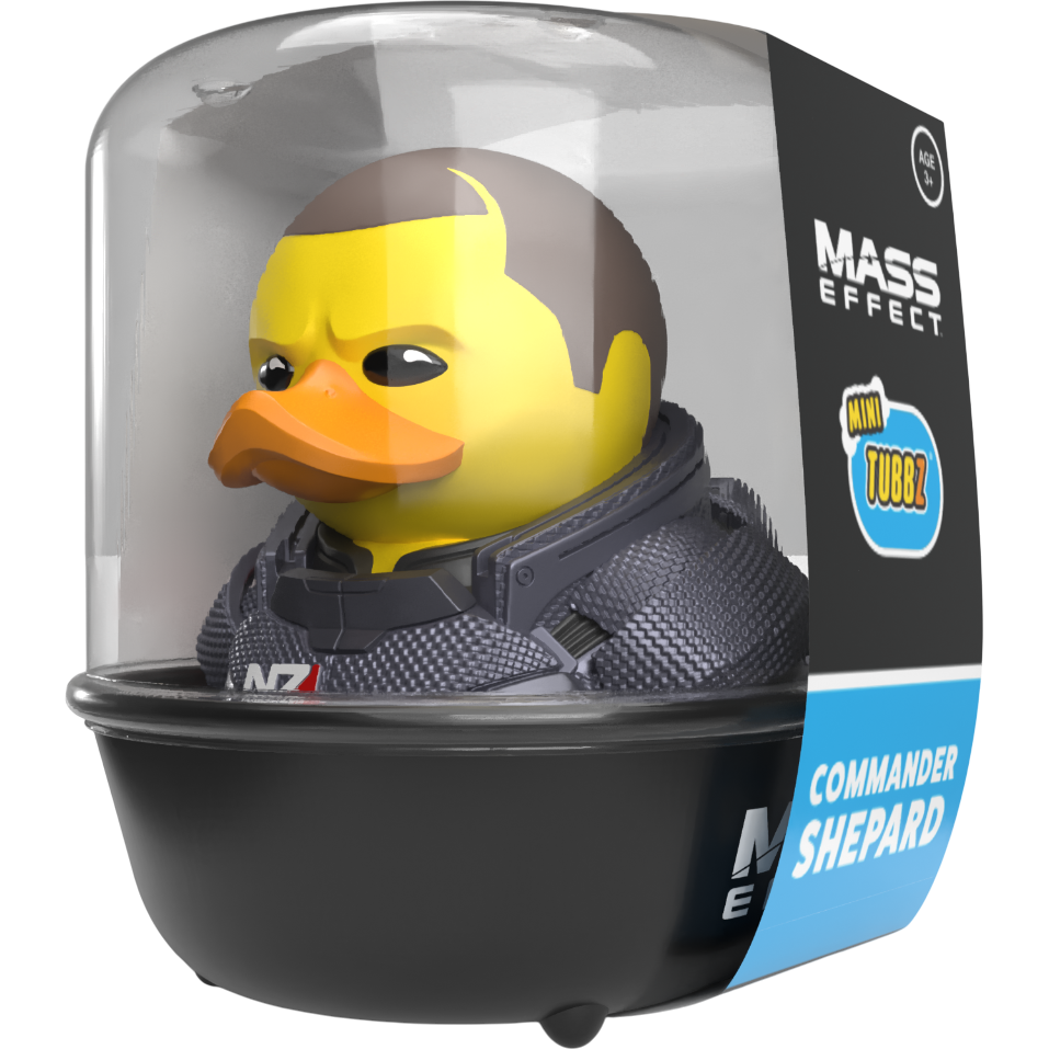 Фигурка-утка Numskull TUBBZ Mass Effect: Commander Shepard (Male) (Mini Edition) - NS5275 - фото 4