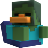 Фигурка-утка Numskull TUBBZ Minecraft: Zombie (First Edition) (NS5280)