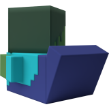 Фигурка-утка Numskull TUBBZ Minecraft: Zombie (First Edition) (NS5280)