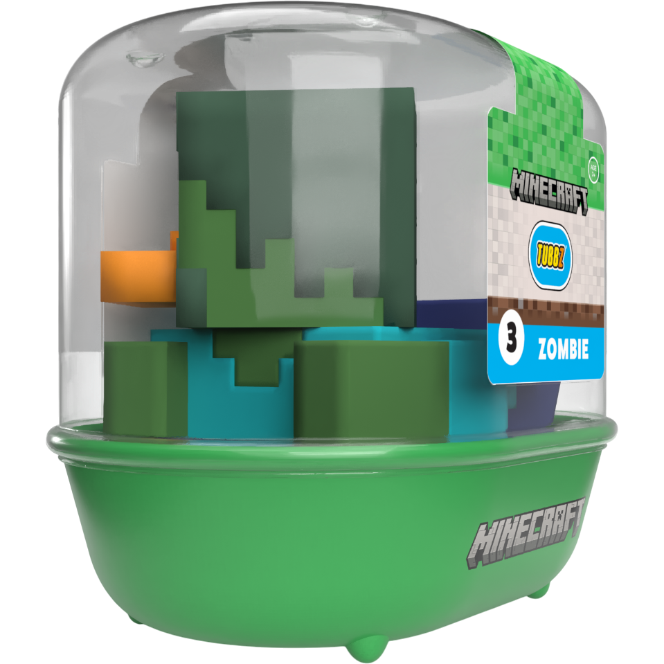 Фигурка-утка Numskull TUBBZ Minecraft: Zombie (First Edition) - NS5280 - фото 5