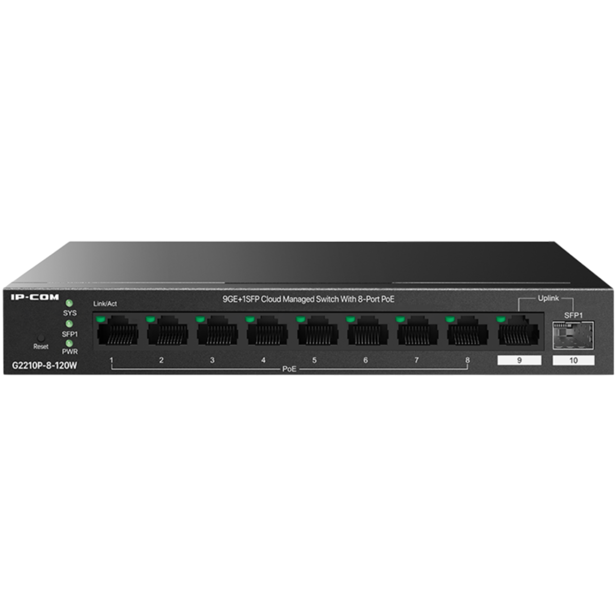 Коммутатор (свитч) IP-COM G2210P-8-120W