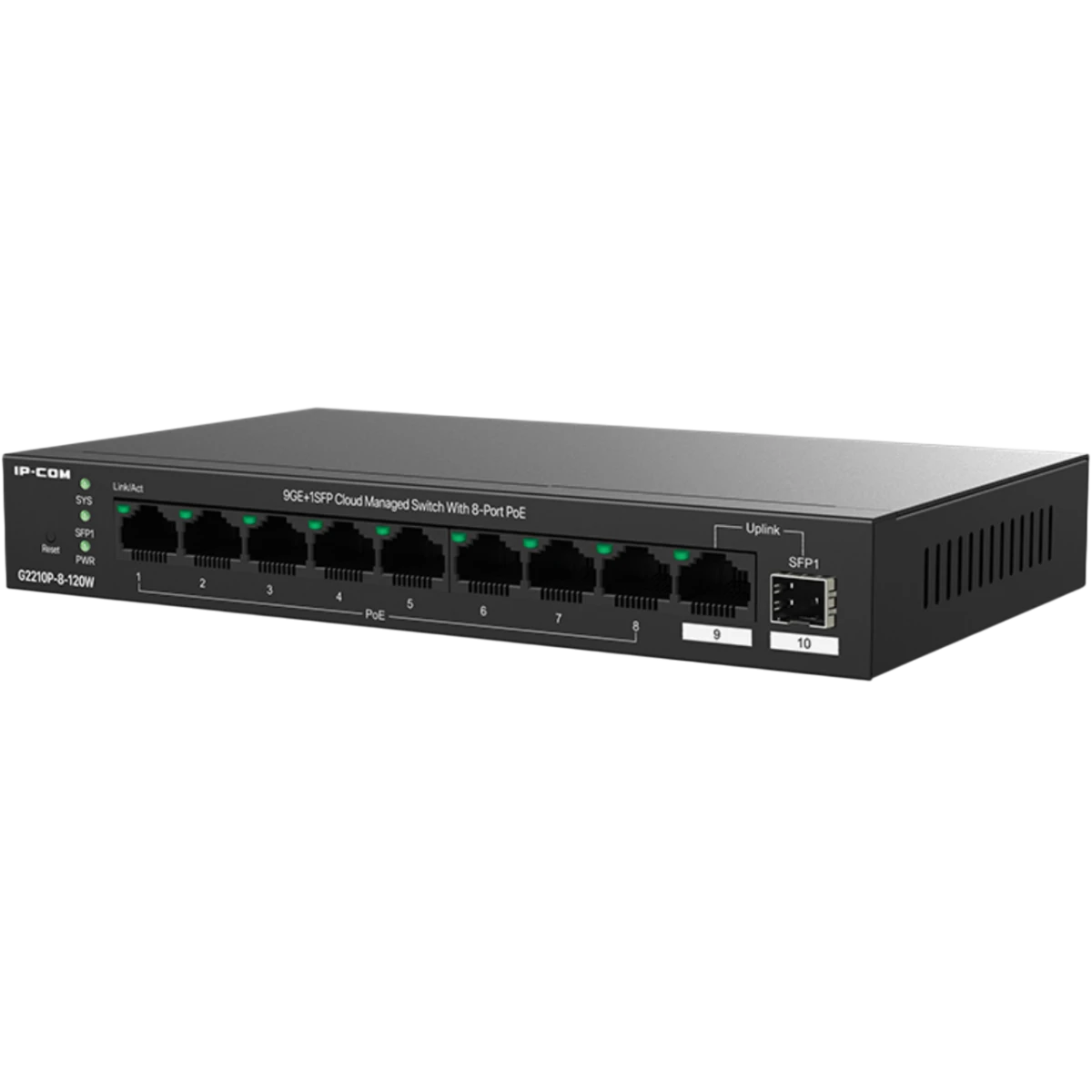 Коммутатор (свитч) IP-COM G2210P-8-120W - фото 2