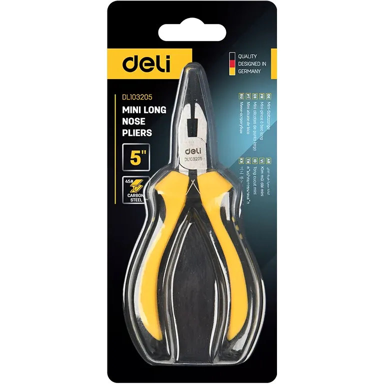 Плоскогубцы Deli DL103205 - фото 4