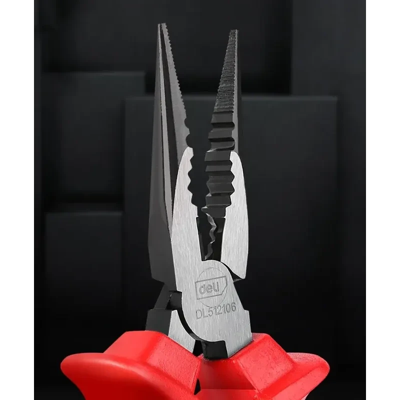 Плоскогубцы Deli DL512106 - фото 2