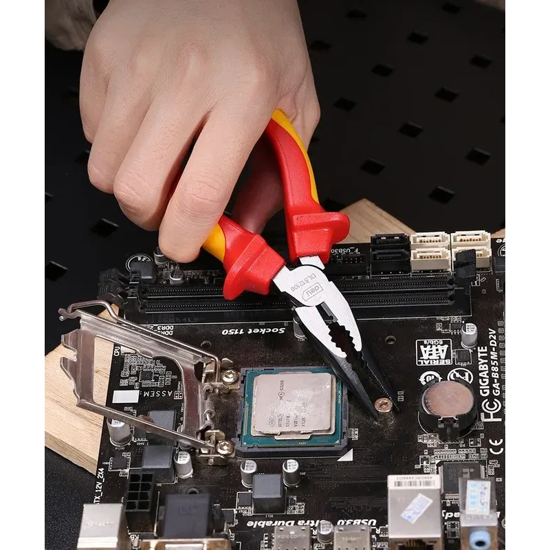 Плоскогубцы Deli DL512106 - фото 3