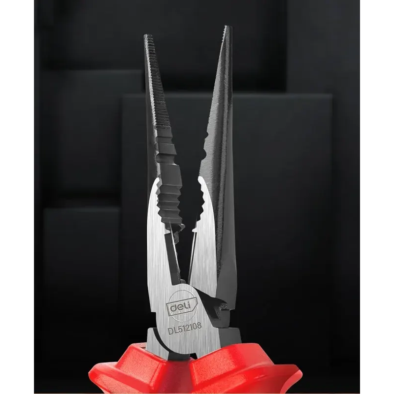 Плоскогубцы Deli DL512108 - фото 2