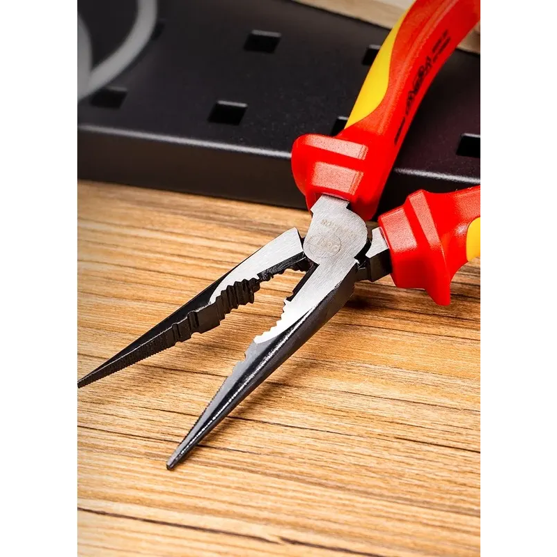 Плоскогубцы Deli DL512108 - фото 3