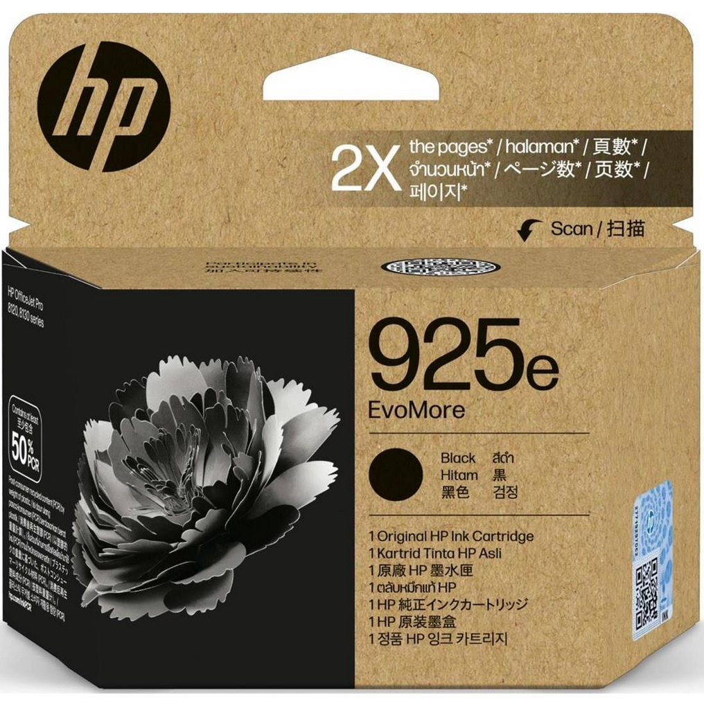 Картридж HP 4K0W3PE (№925e) Black