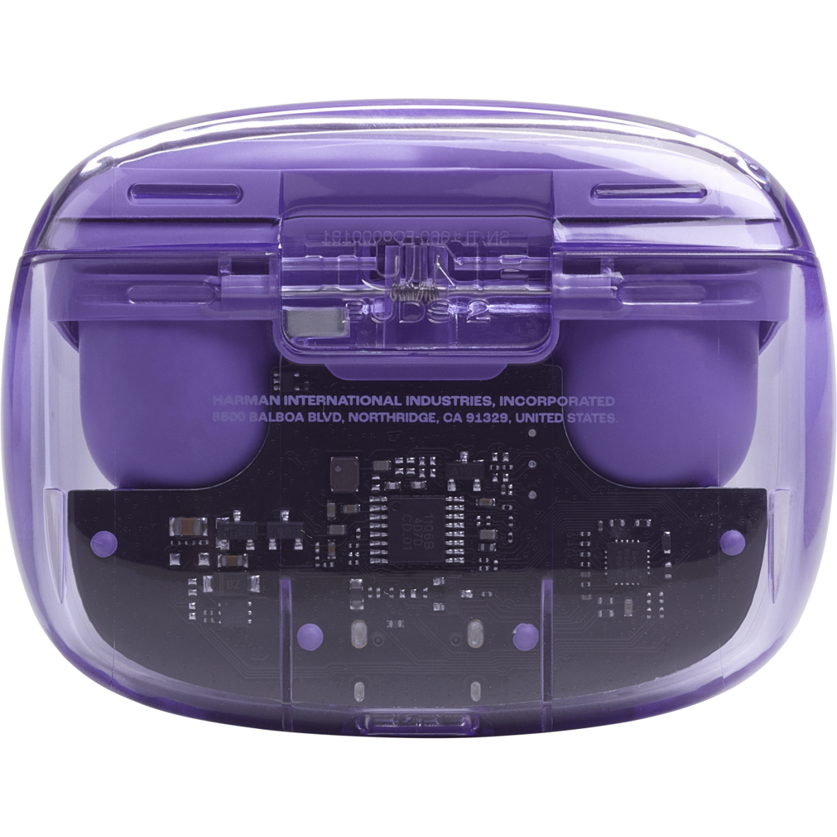 Гарнитура JBL Tune Buds 2 Ghost Edition Purple - JBLTBUDS2GPUR(MAE) - фото 6