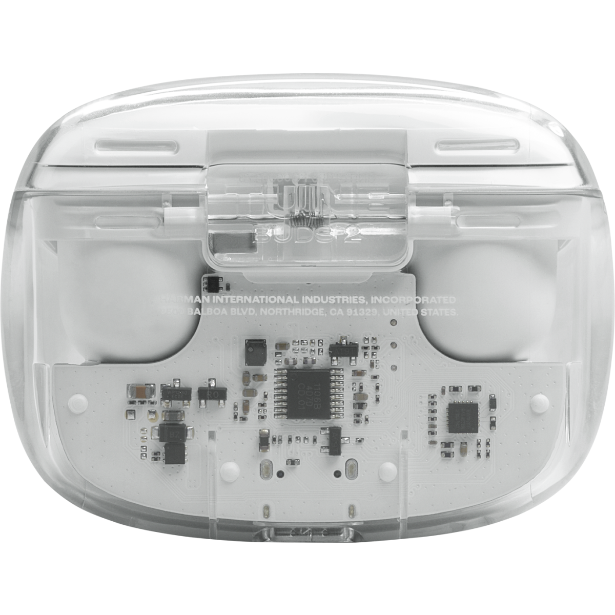 Гарнитура JBL Tune Buds 2 Ghost Edition White - JBLTBUDS2GWHT - фото 6