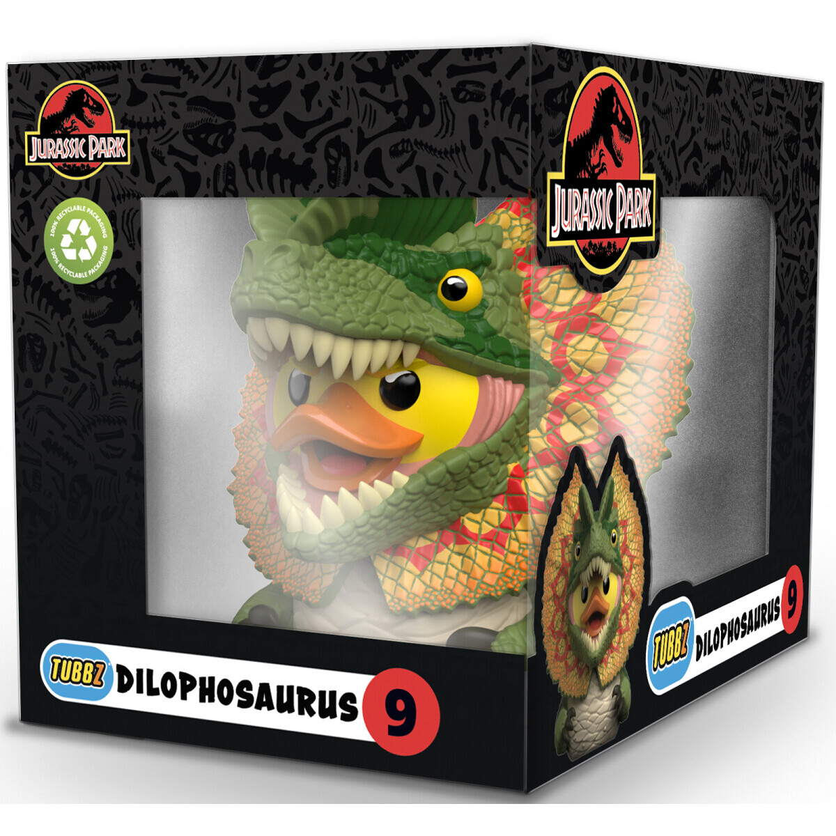 Фигурка-утка Numskull TUBBZ Jurassic Park: Dilophosaurus (Boxed Edition) - NS4786