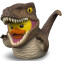 Фигурка-утка Numskull TUBBZ Jurassic Park: Velociraptor (Mini Edition) - NS5305