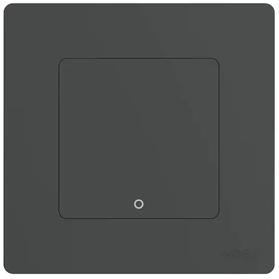 Умный выключатель Moes ZigBee Smart Switch Grey (ZS-SR-EU1-GY-MS)