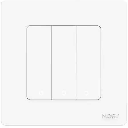 Умный выключатель Moes ZigBee Smart Switch White (ZS-SR-EU3-WH-MS)
