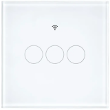 Умный выключатель Moes ZigBee Smart Switch White  (ZS-EU3-WH-MS)