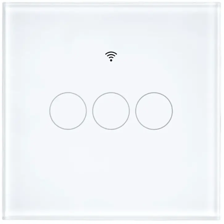 Умный выключатель Moes ZigBee Smart Switch White  (ZS-EU3-WH-MS)