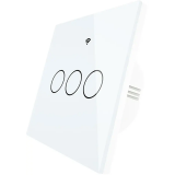 Умный выключатель Moes ZigBee Smart Switch White  (ZS-EU3-WH-MS)