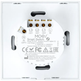 Умный выключатель Moes ZigBee Smart Switch White  (ZS-EU3-WH-MS)