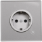Умная розетка MOES Zigbee Smart Wall Socket Grey - ZK-EU16M-GY-MS