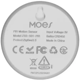 Датчик движения MOES ZigBee Smart PIR Motion Sensor (ZSS-S01-PIR-C-MS)