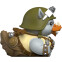 Фигурка-утка Numskull TUBBZ Teenage Mutant Ninja Turtles: Rocksteady (First Edition) - NS4863 - фото 4