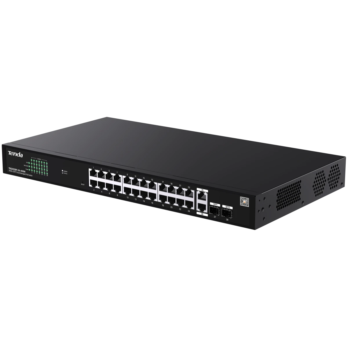 Коммутатор (свитч) Tenda TEG2228P-24-410W - фото 2