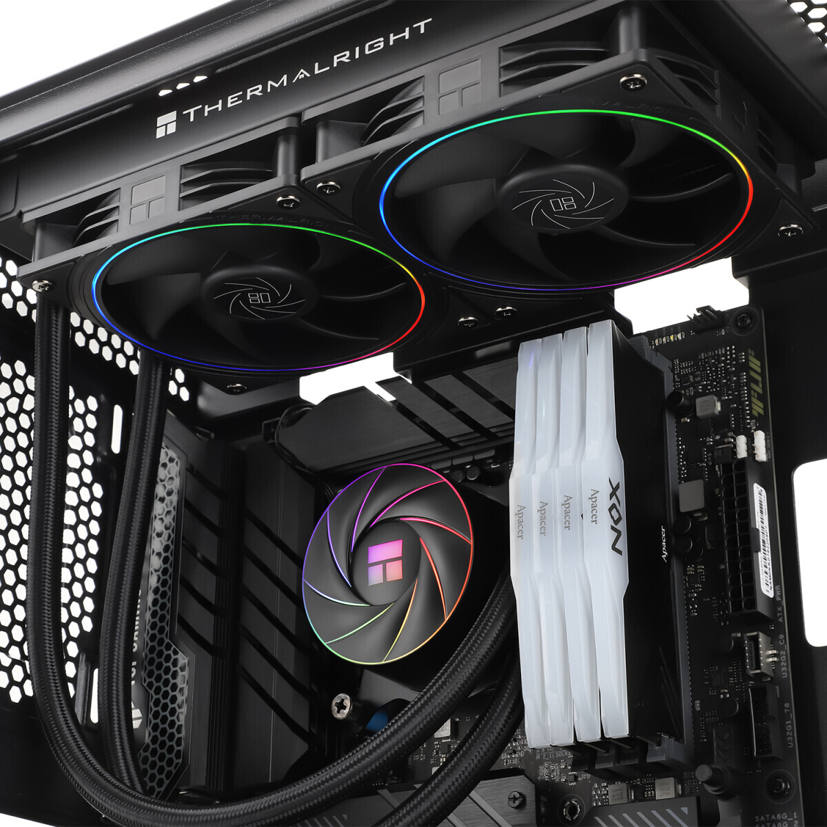 Система жидкостного охлаждения Thermalright Aqua Elite 240 Black ARGB V2 - A-ELITE-BL-240-ARGB-V2 - фото 6