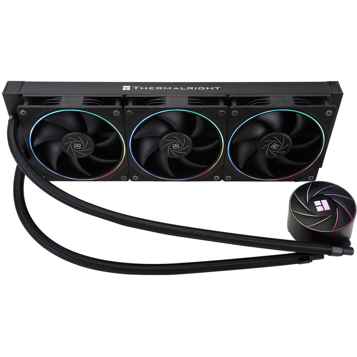Система жидкостного охлаждения Thermalright Aqua Elite 360 Black ARGB V2 - A-ELITE-BL-360-ARGB-V2 - фото 3