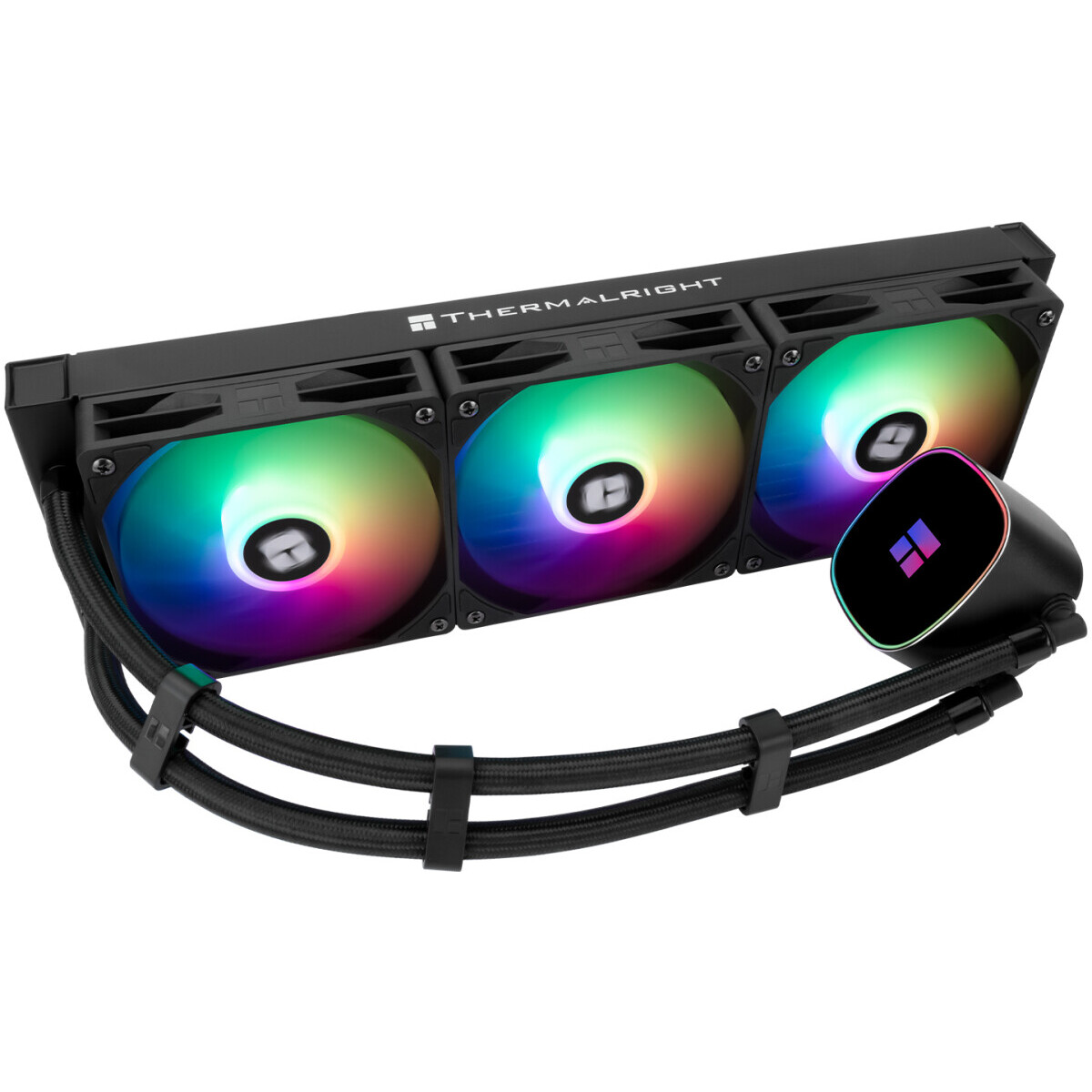 Система жидкостного охлаждения Thermalright Frozen Horizon 360 ARGB Black V2 - F-HORIZON-360-BL-V2 - фото 5