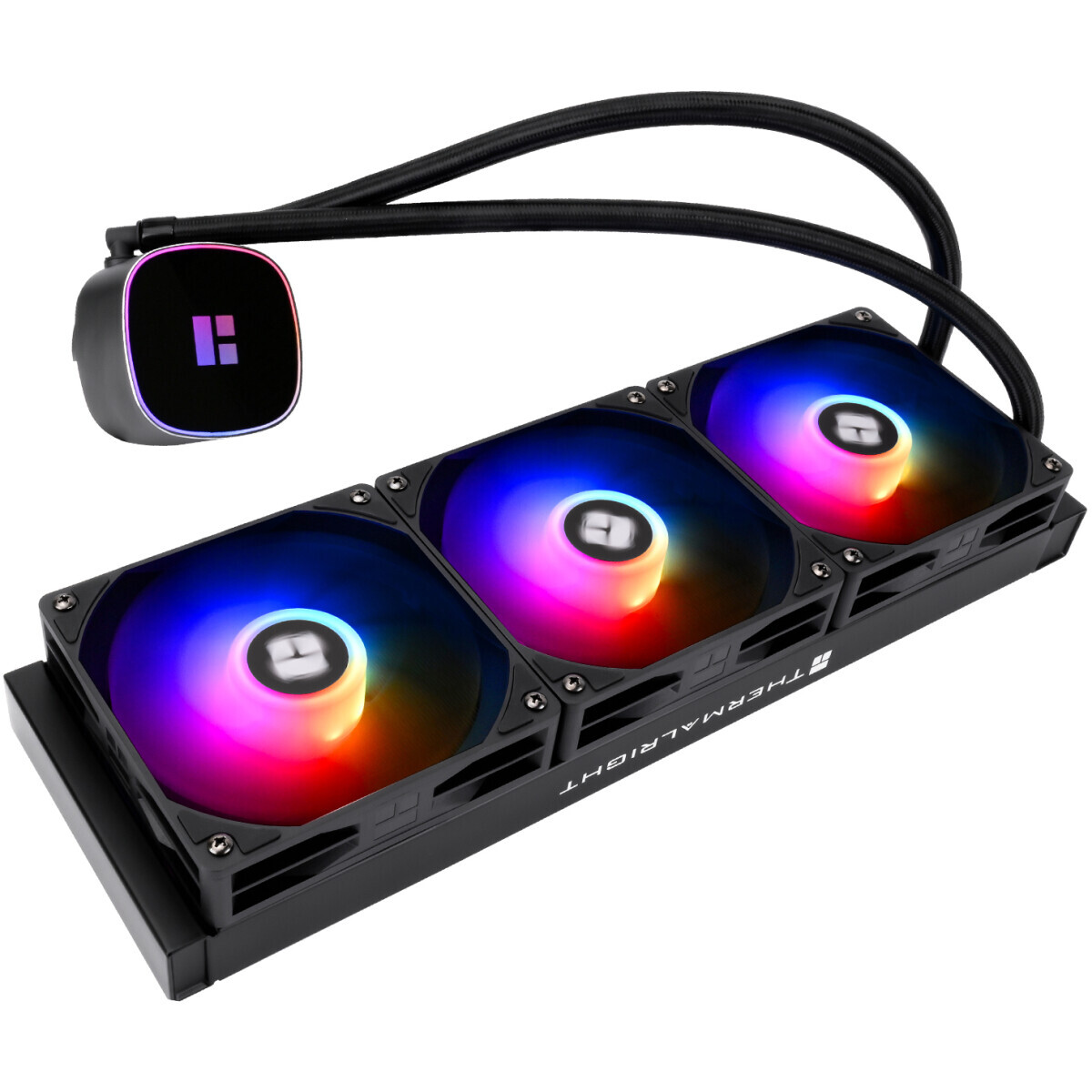 Система жидкостного охлаждения Thermalright Frozen Horizon 360 ARGB Black V2 - F-HORIZON-360-BL-V2 - фото 8
