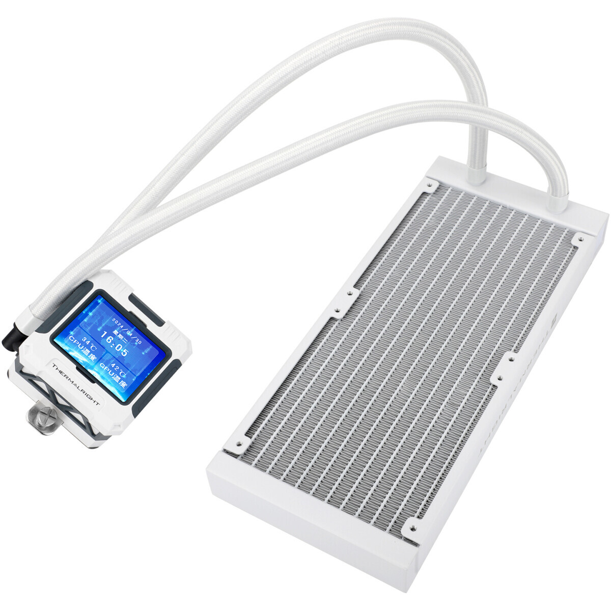 Система жидкостного охлаждения Thermalright Frozen Warframe 240 White X - F-WFRAME-240-WH-X - фото 5