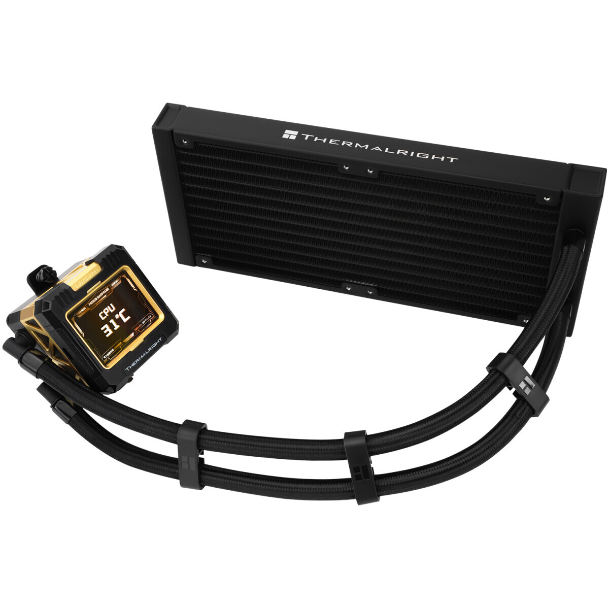 Система жидкостного охлаждения Thermalright Frozen Warframe 240 Black X - F-WFRAME-240-BL-X - фото 3