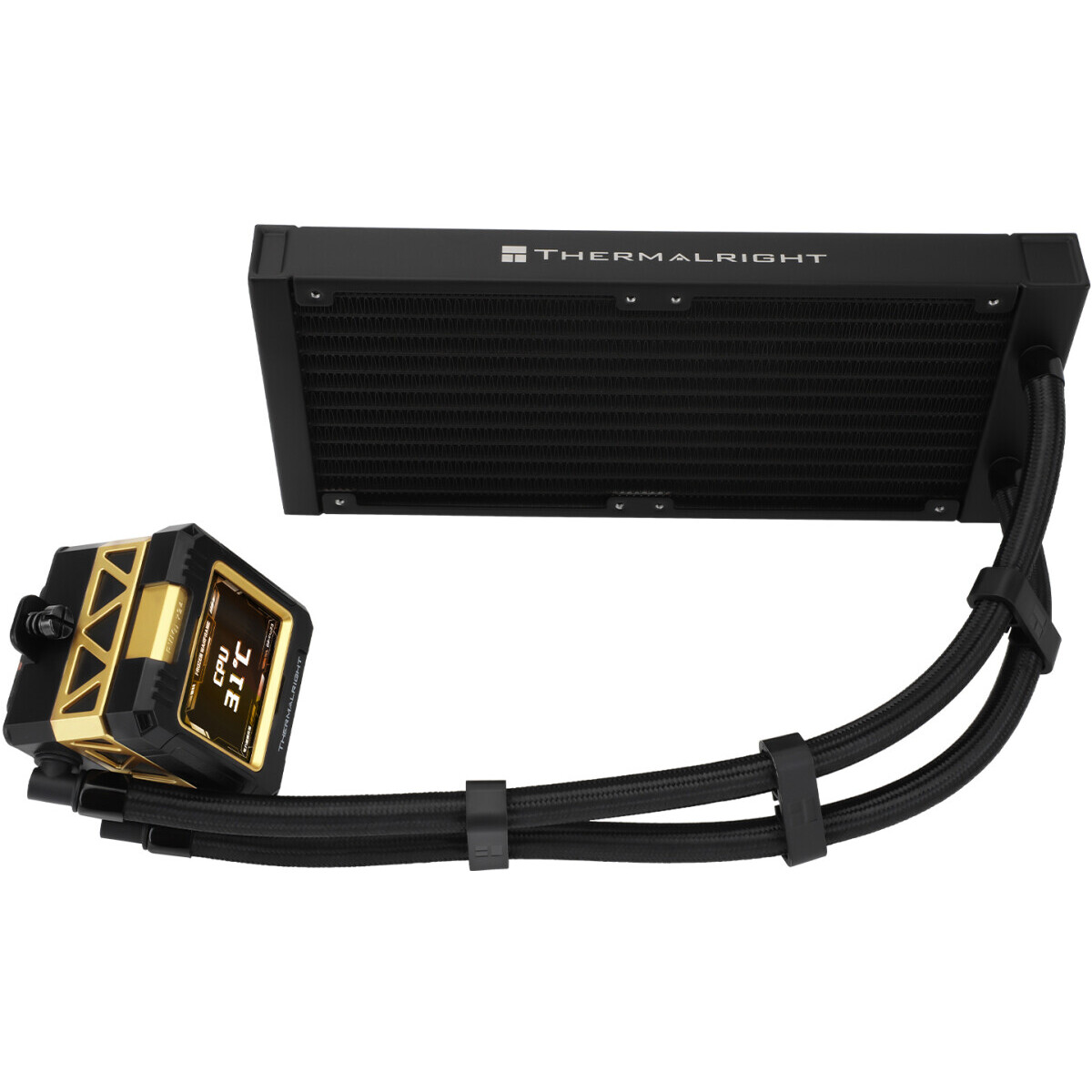 Система жидкостного охлаждения Thermalright Frozen Warframe 240 Black X - F-WFRAME-240-BL-X - фото 7