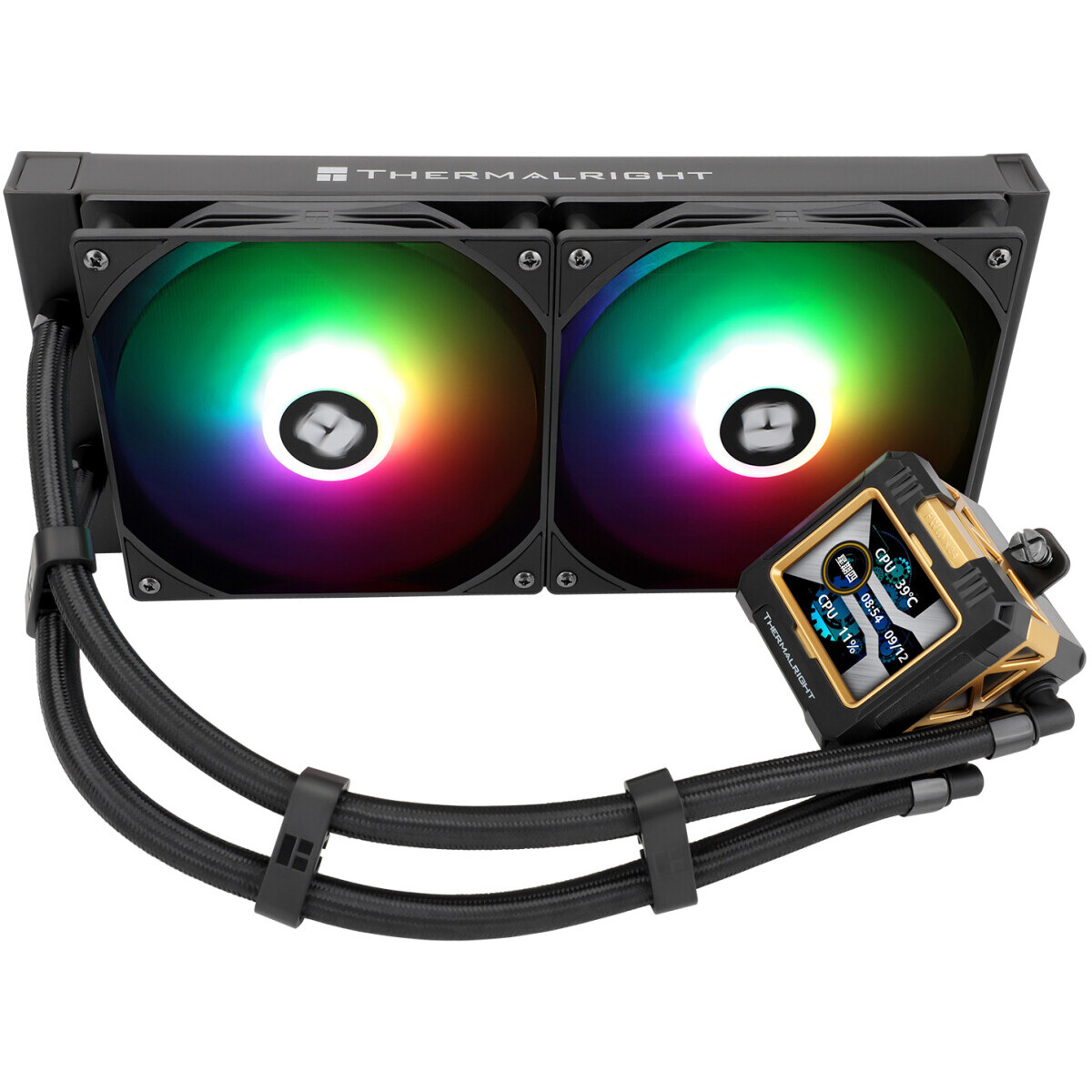 Система жидкостного охлаждения Thermalright Frozen Warframe 280 Black ARGB - F-WFRAME-280-BL-ARGB - фото 7