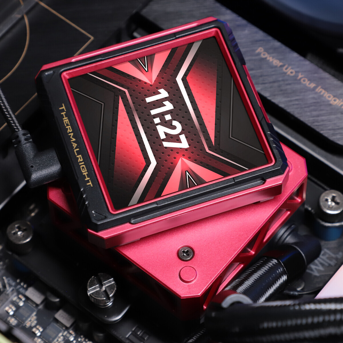 Система жидкостного охлаждения Thermalright Frozen Warframe Ultra 360 Black ARGB - F-WFRAME-ULT-360-BL-ARGB - фото 6