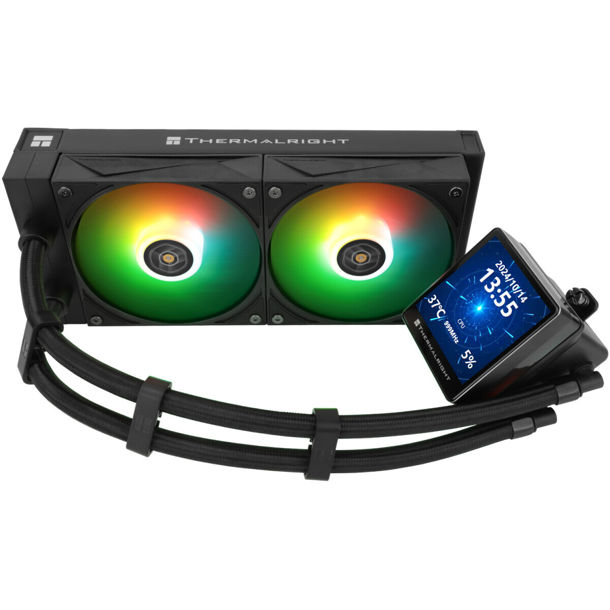 Система жидкостного охлаждения Thermalright Grand Vision 240 Black ARGB - G-VISION-240-BL-ARGB - фото 7