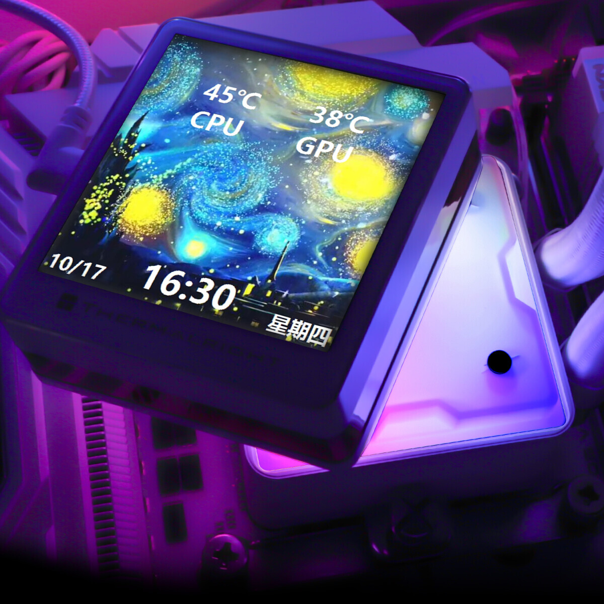 Система жидкостного охлаждения Thermalright Grand Vision 240 ARGB White - G-VISION-240-WH-ARGB - фото 8