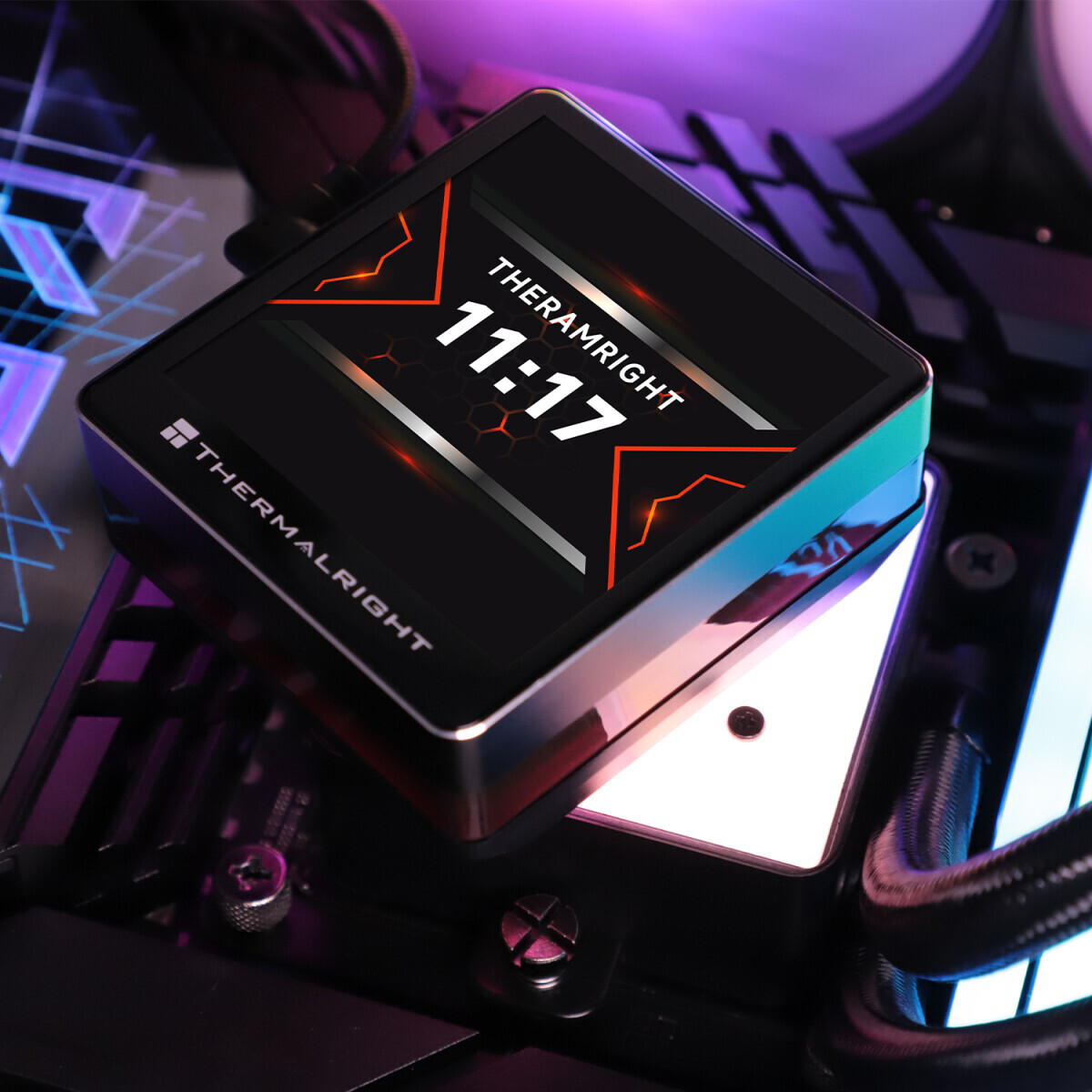 Система жидкостного охлаждения Thermalright Grand Vision 360 Black ARGB - G-VISION-360-BL-ARGB - фото 6