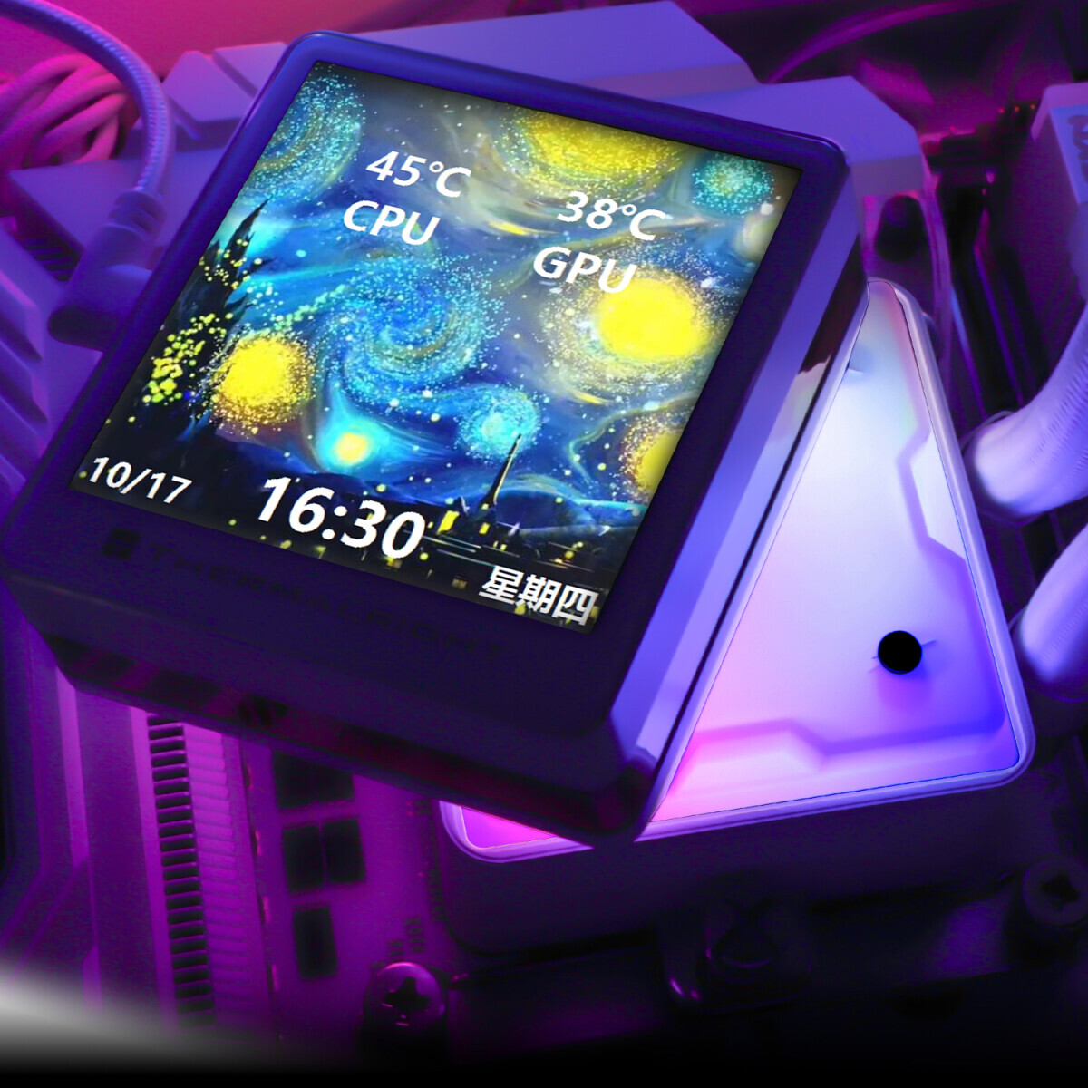 Система жидкостного охлаждения Thermalright Grand Vision 360 White ARGB - G-VISION-360-WH-ARGB - фото 6