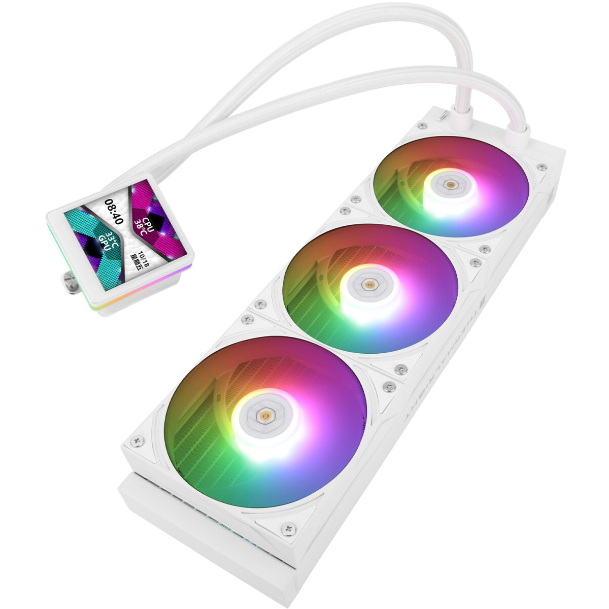 Система жидкостного охлаждения Thermalright Grand Vision 360 White ARGB - G-VISION-360-WH-ARGB - фото 8