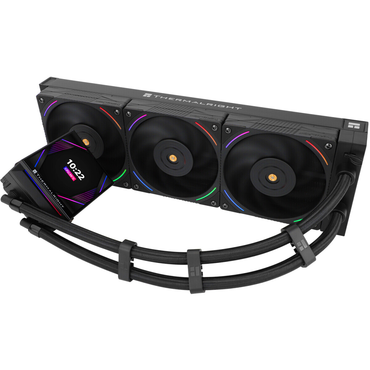 Система жидкостного охлаждения Thermalright Hyper Vision 360 Black ARGB - H-VISION-360-BL-ARGB - фото 3