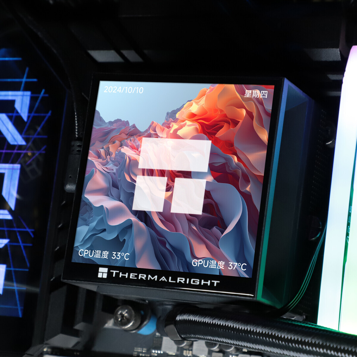 Система жидкостного охлаждения Thermalright Hyper Vision 360 Black ARGB - H-VISION-360-BL-ARGB - фото 10