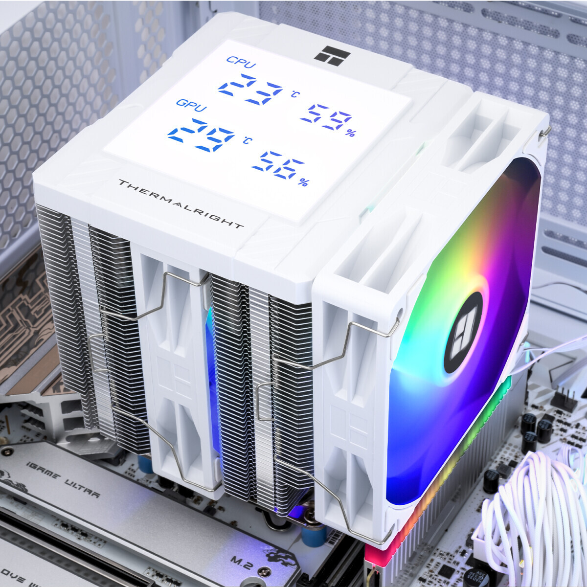 Кулер Thermalright Peerless Assassin 120 Digital White ARGB - PA120-DIGITAL-WH-ARGB - фото 9