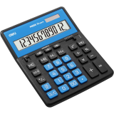 Калькулятор Deli EM888A Black/Blue (EM888A-BK-BL)